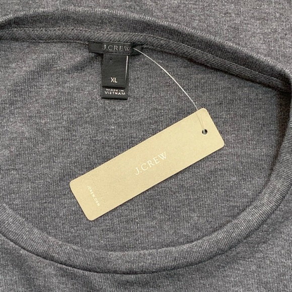 J Crew Size XL Drapey Ruffle Tank Gray Sleeveless Layered H0559 - Picture 4 of 4